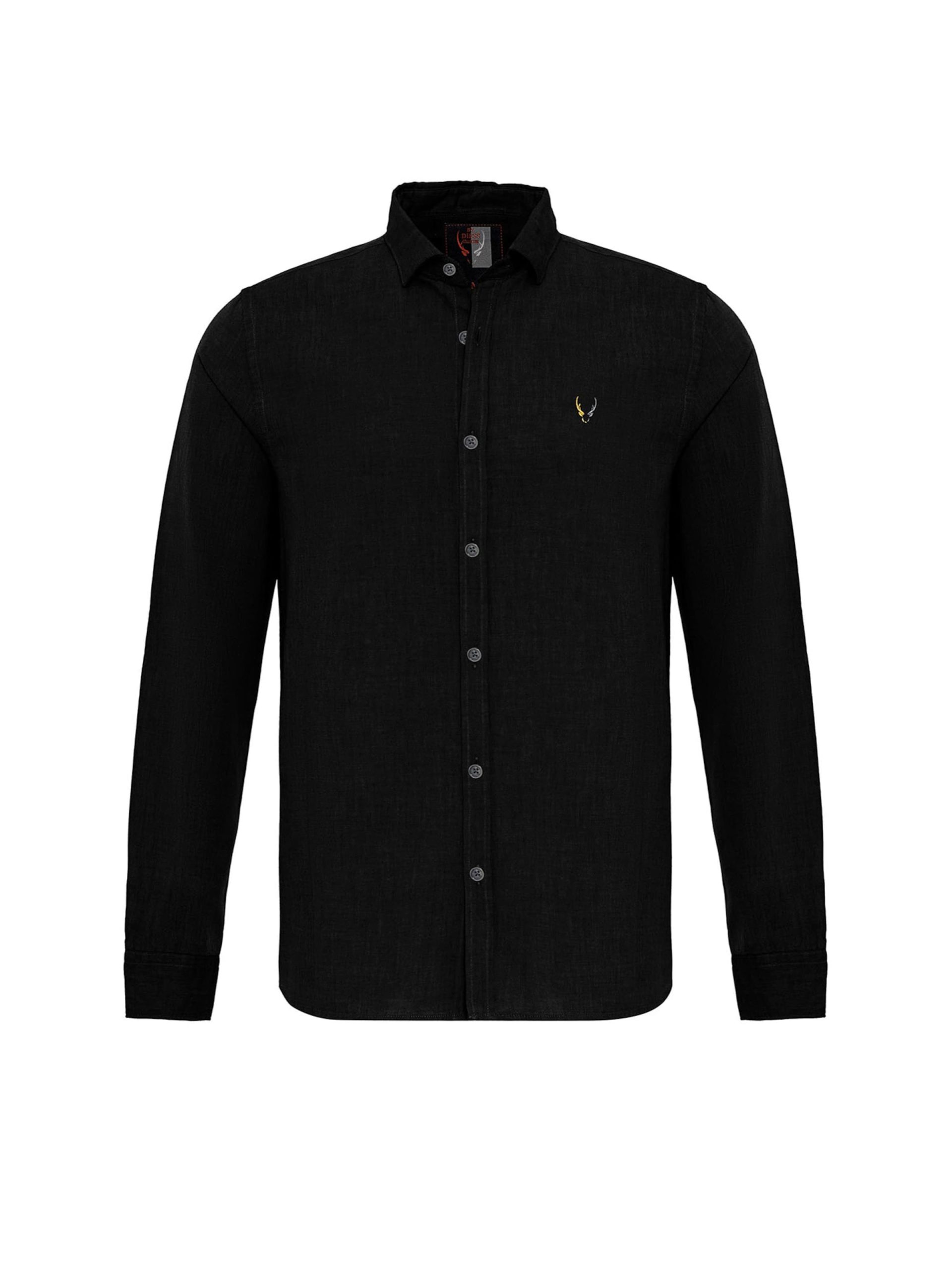 Ajuste regular Camisa By Diess Collection en Negro 17174079 Barato