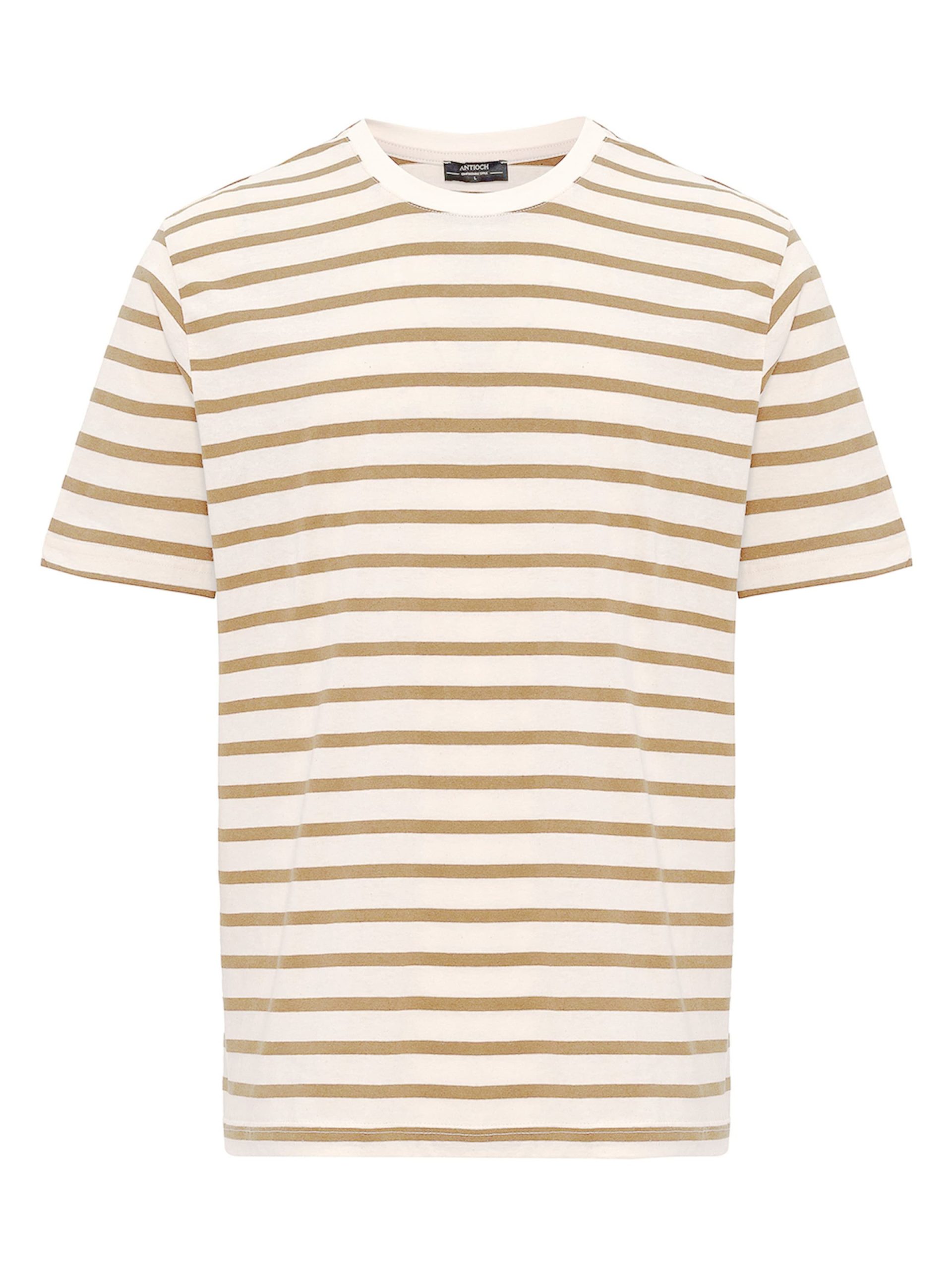 Camiseta Antioch en Mostaza, Blanco 17190270