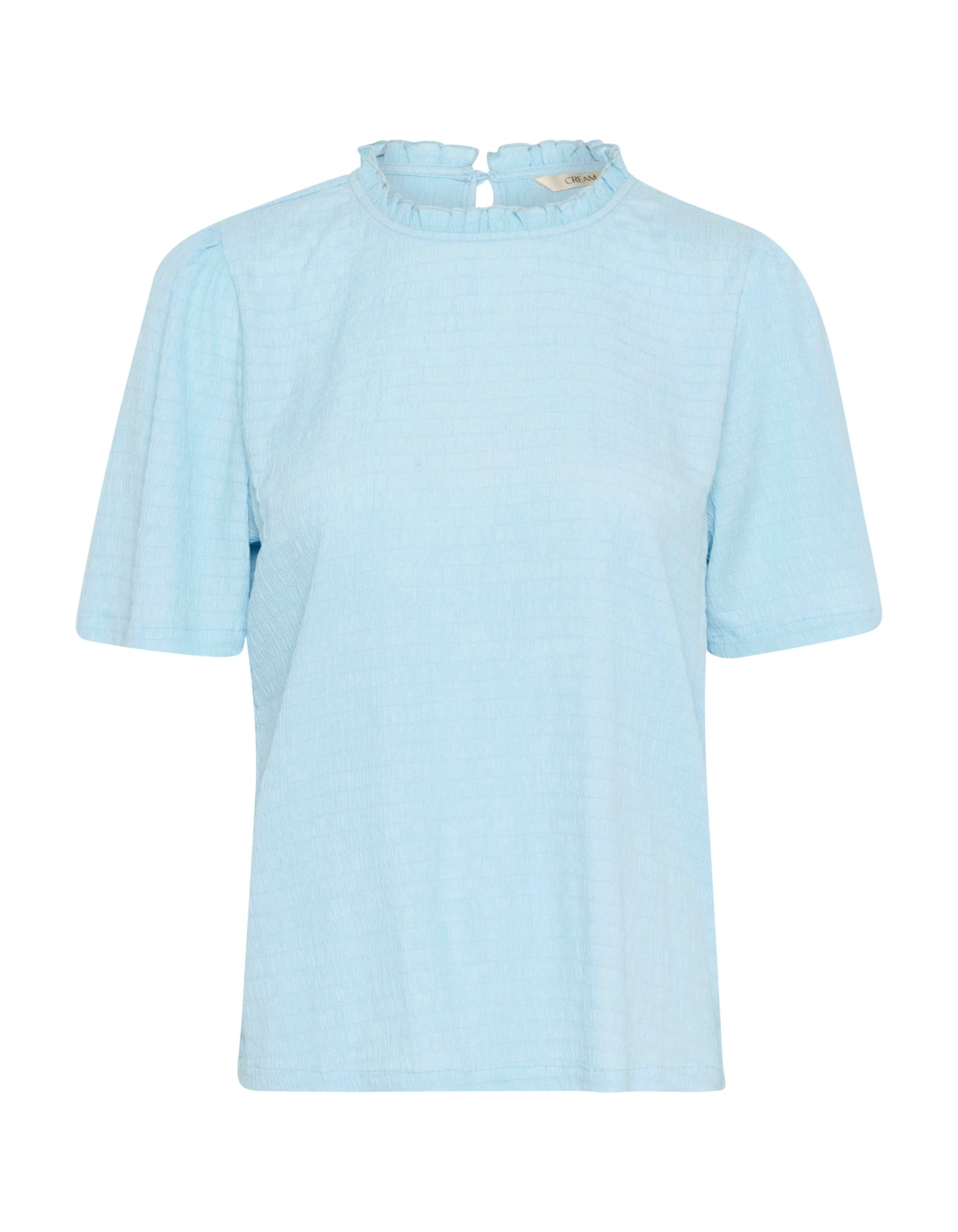 Blusa 'Fenja' Cream en Azul Cielo 17211029 Oferta