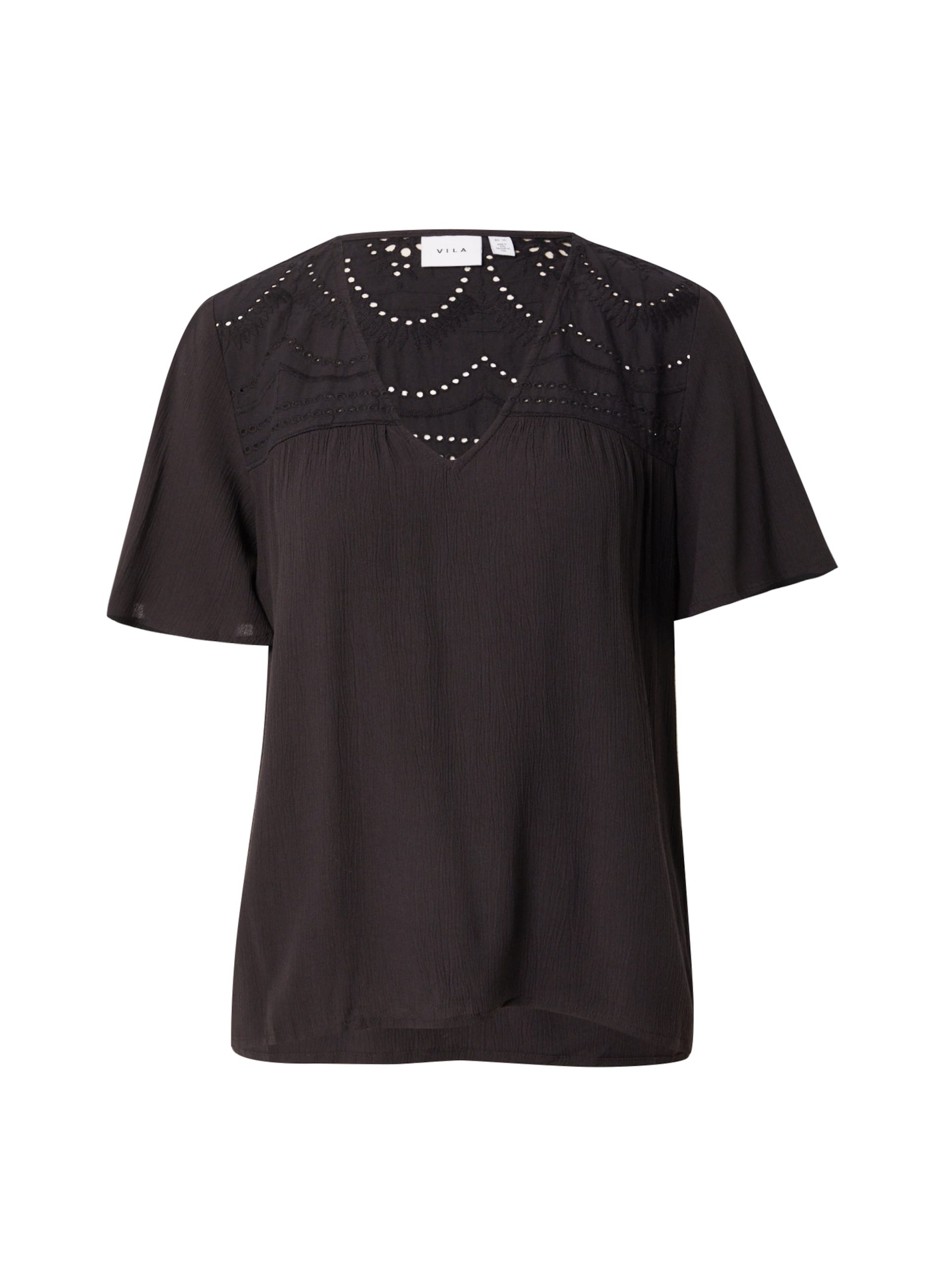 Blusa 'MESA' VILA en Negro 16600200 Gran venta en línea