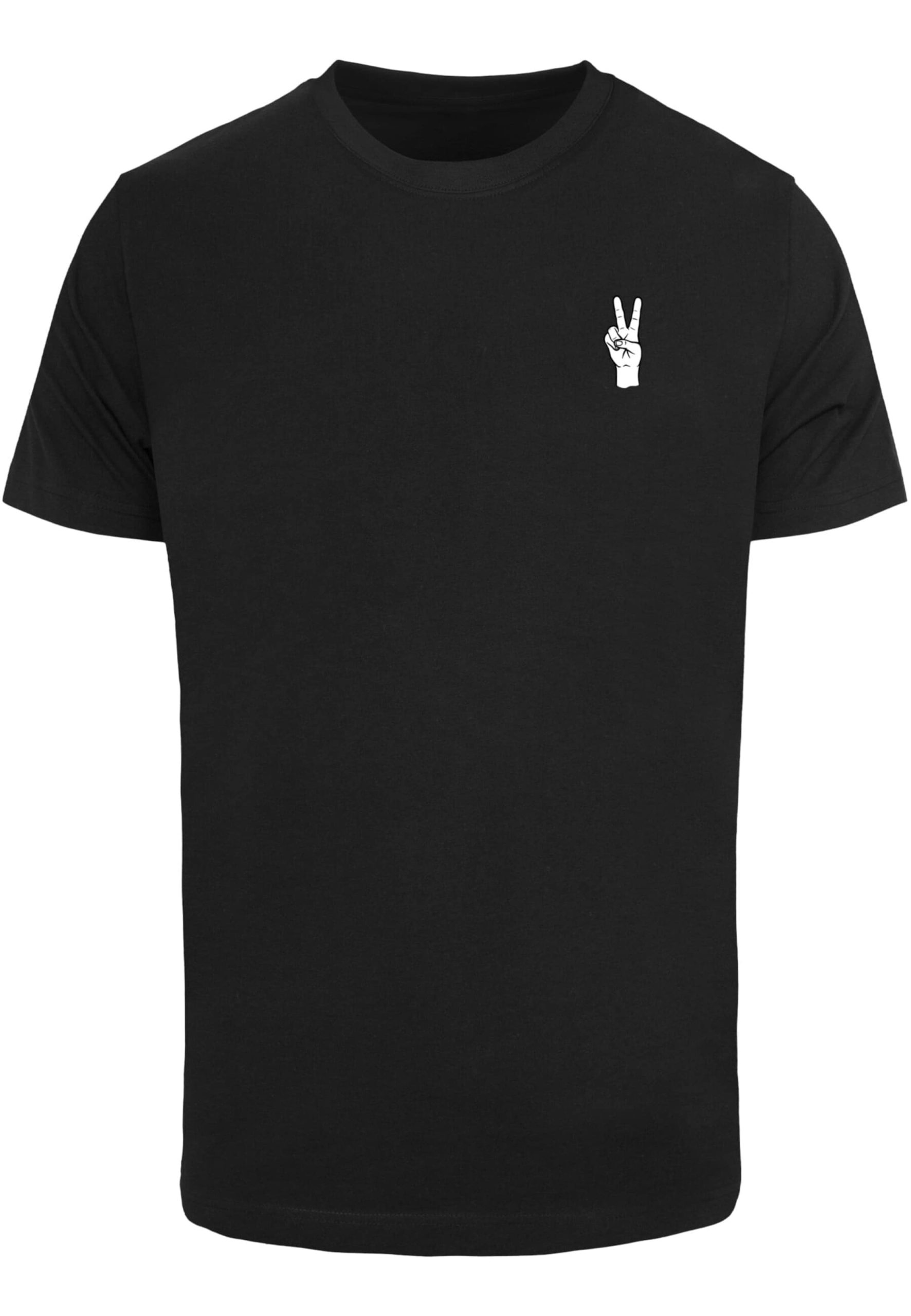 Camiseta 'Peace Hand' Mister Tee en Negro 17251162 Barato