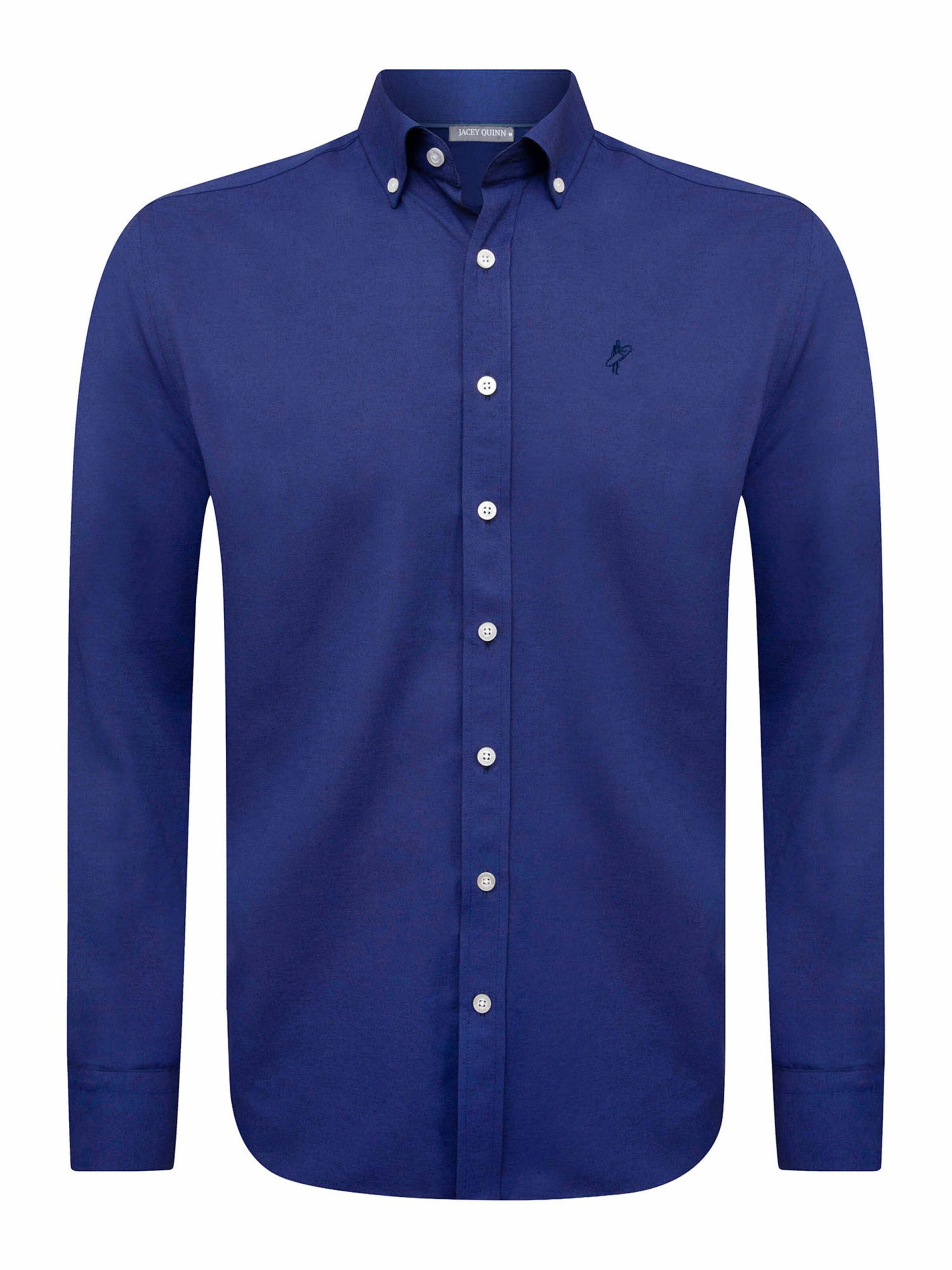 Ajuste regular Camisa Jacey Quinn en Navy 17163700 Liquidación