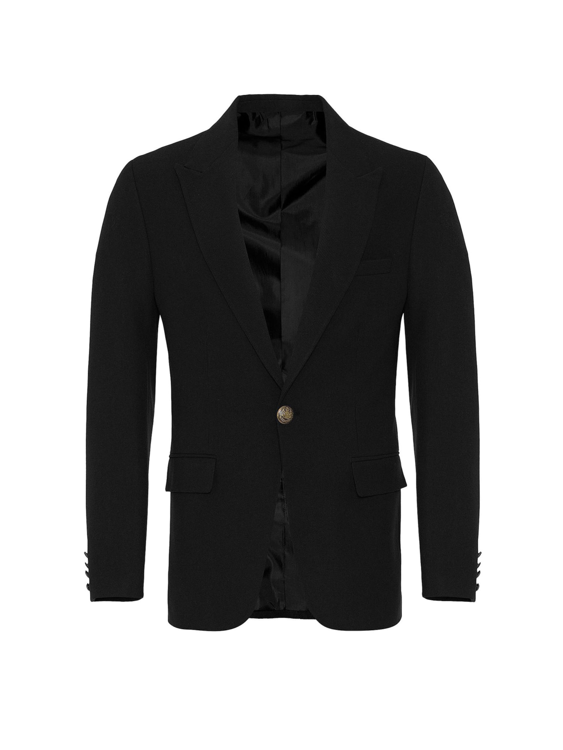 Ajuste estrecho Chaqueta tipo saco para negocios Antioch en Negro 17151289 Liquidación