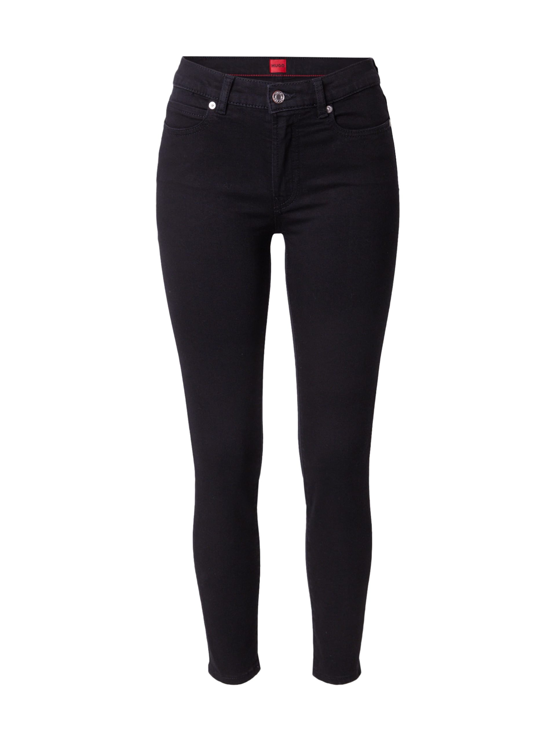 Skinny Vaquero HUGO en Negro Denim 17122268 Barato