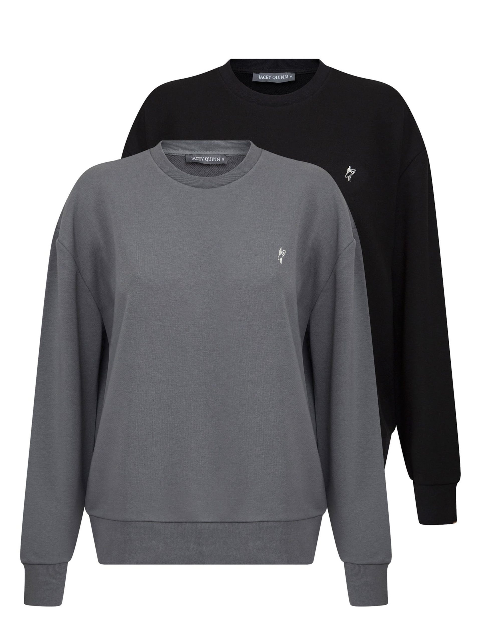 Sudadera Jacey Quinn en Gris, Negro 17174095 Liquidación