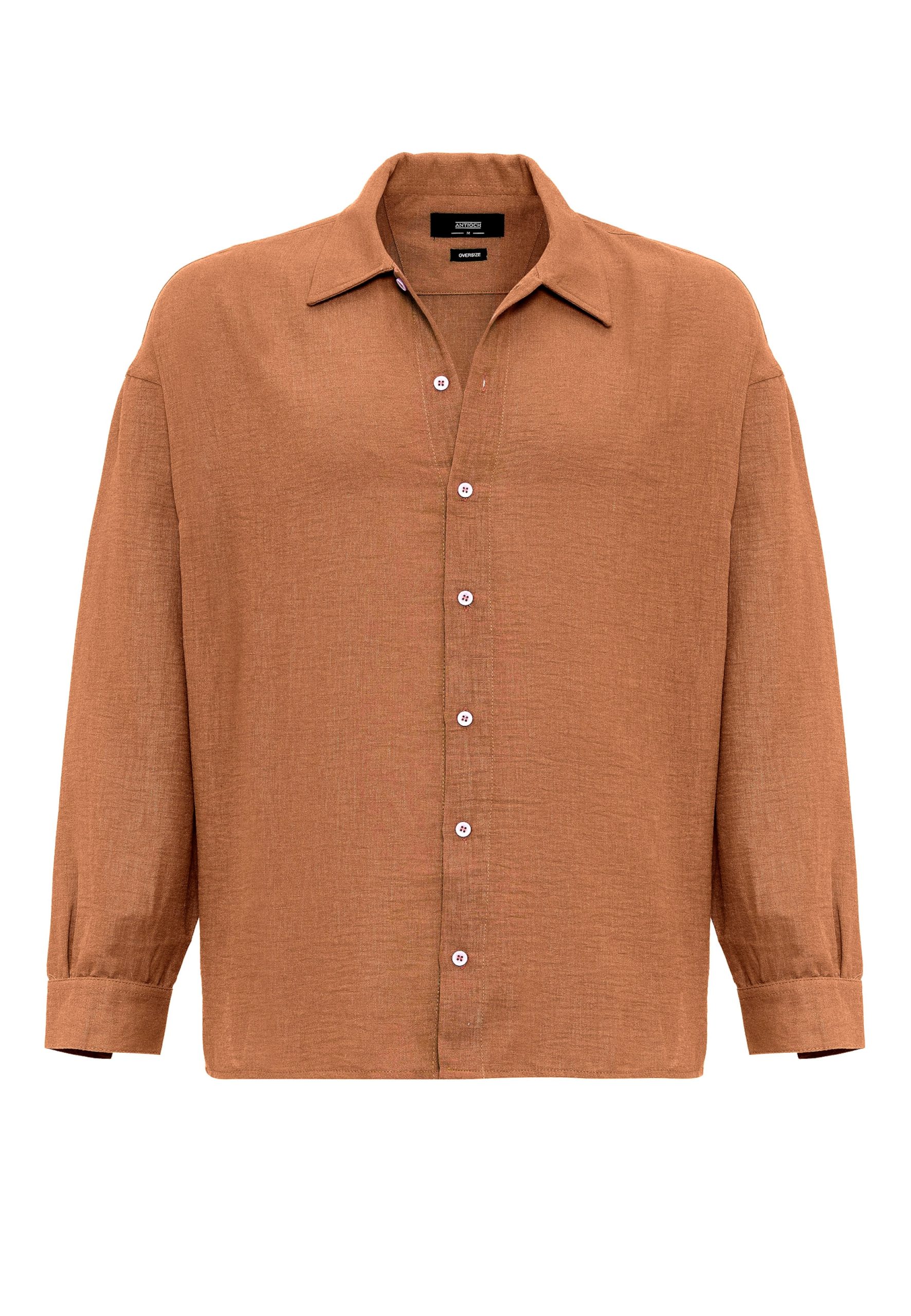 Ajuste regular Camisa Antioch en Marrón Claro 17185902 Últimas unidades