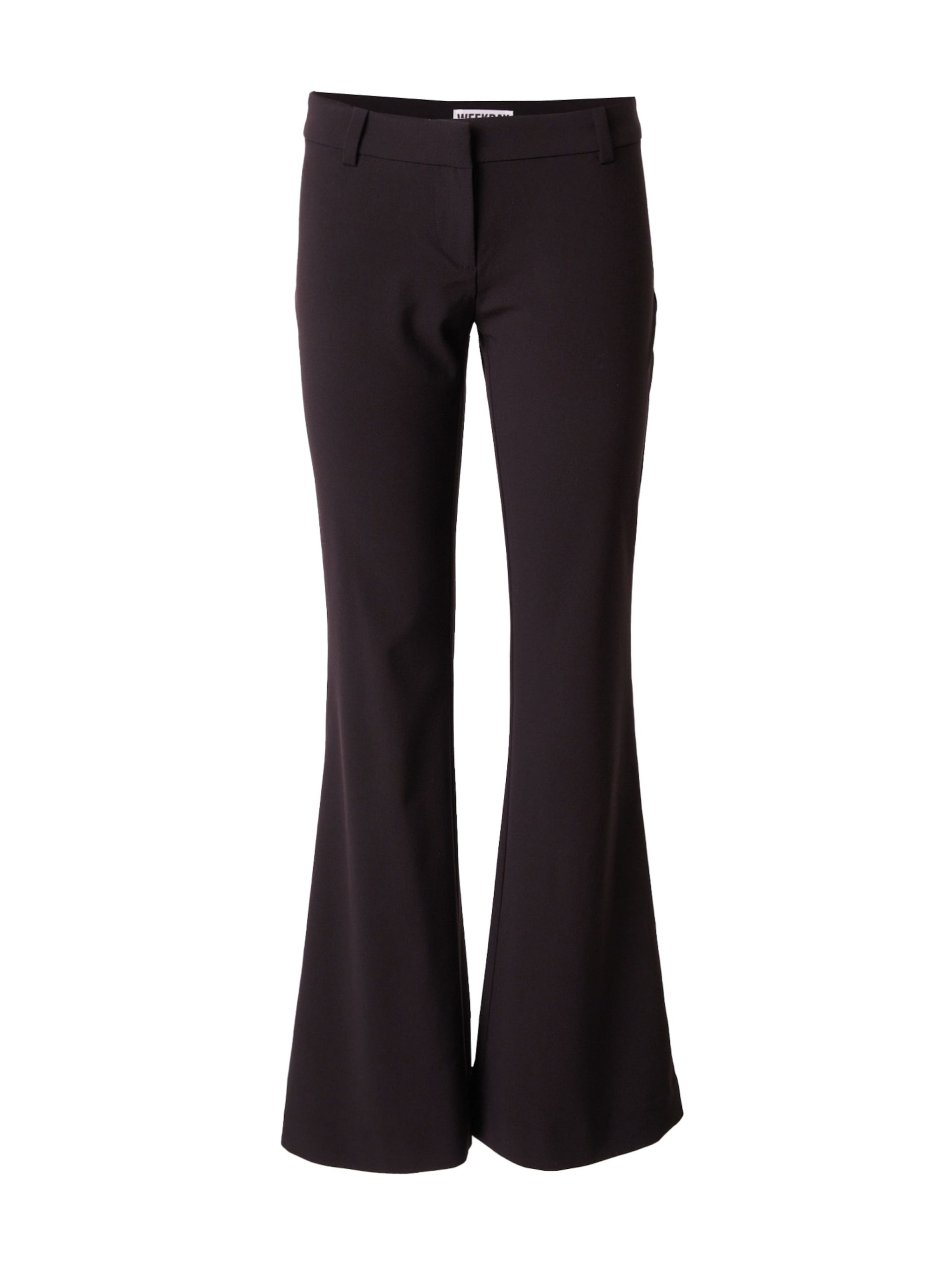 Acampanado Pantalón 'Sarabi' WEEKDAY en Negro 22886086 Venta flash