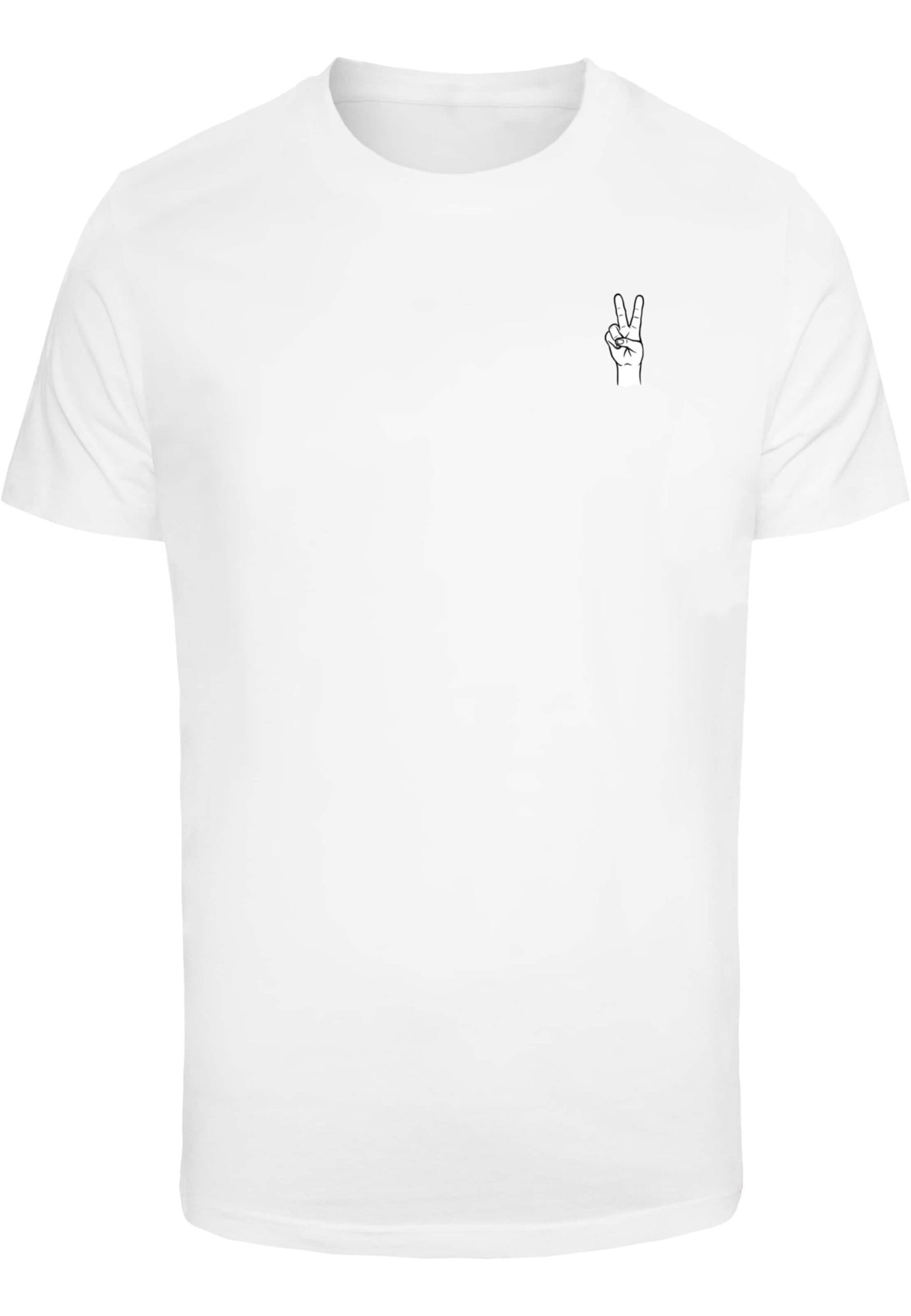 Camiseta 'Peace Hand' Mister Tee en Blanco 17251160 En oferta