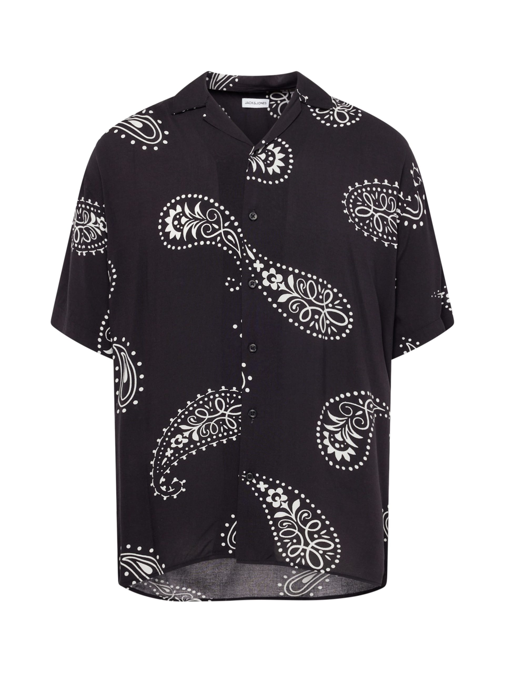 Ajuste confortable Camisa 'JEFF' JACK & JONES en Negro 17127290