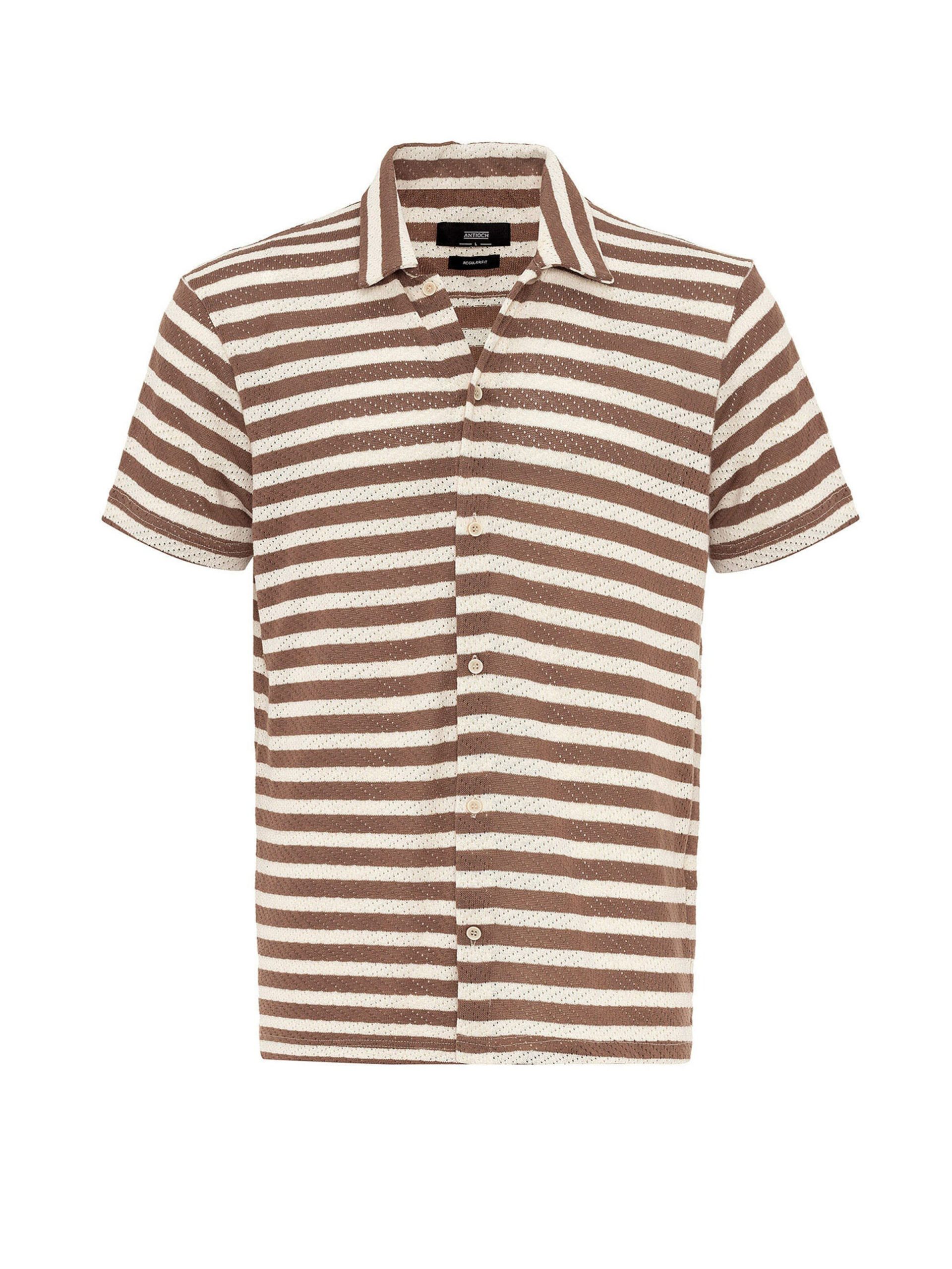 Ajuste estrecho Camisa Antioch en Sepia 17128074 Especial