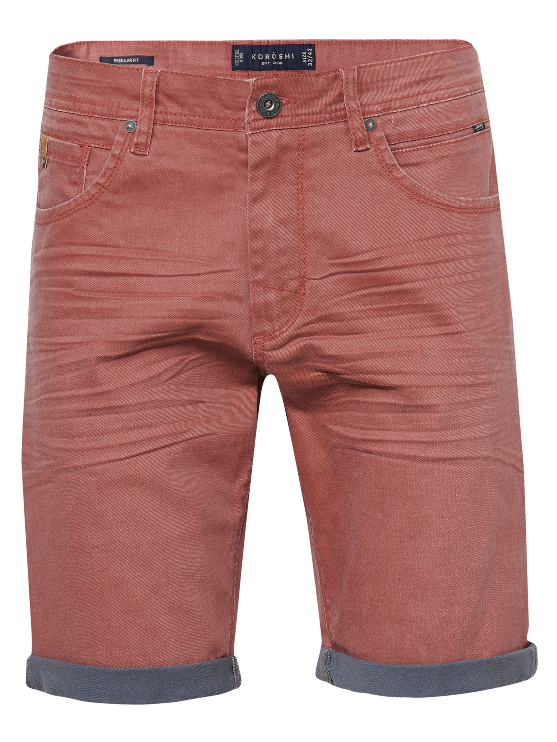 regular Vaquero KOROSHI en Rojo Pastel 16845201 Venta flash