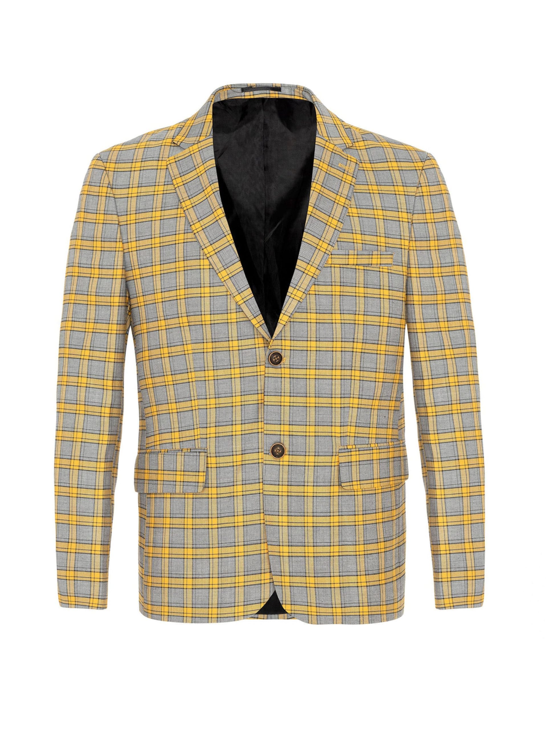 Ajuste regular Chaqueta saco Daniel Hills en Amarillo, Gris 17134768