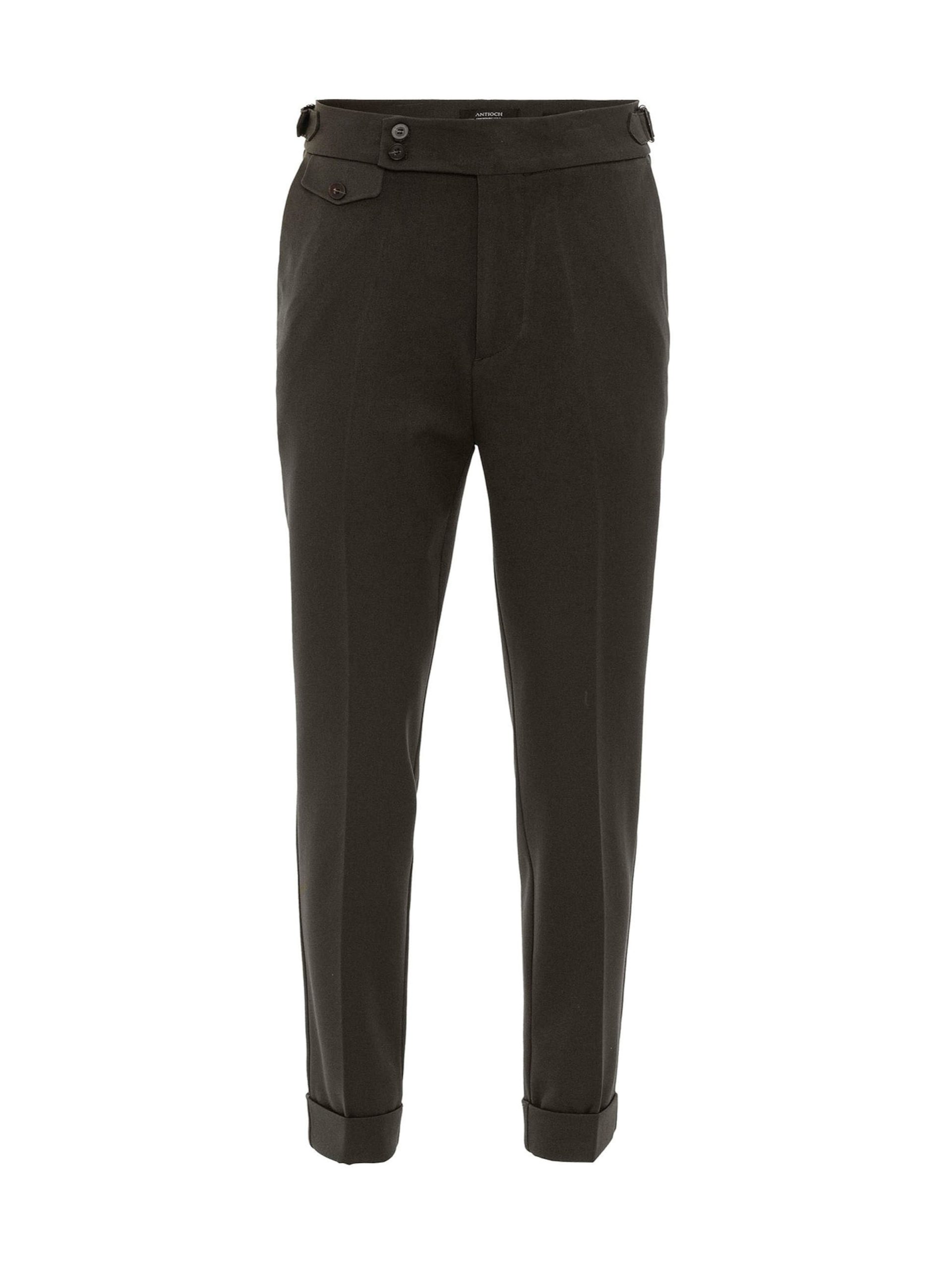 Slimfit Pantalón de pinzas Antioch en Oliva 17206773 En oferta