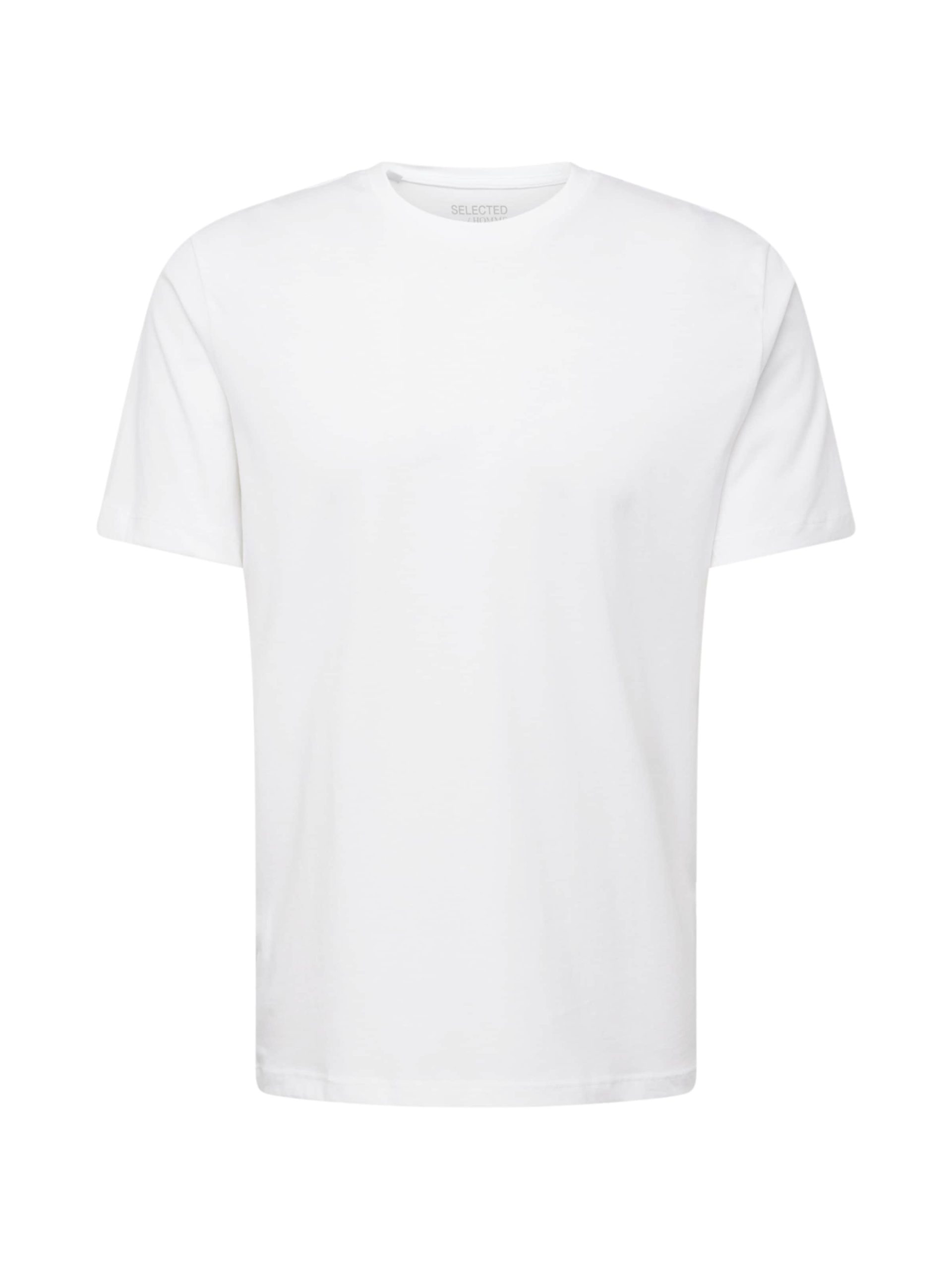 Camiseta 'SLHASPEN' SELECTED HOMME en Blanco 17209171 Especial