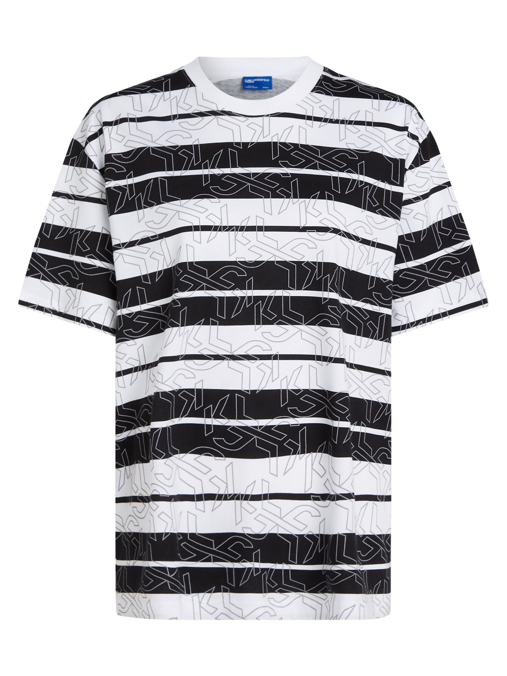 Camiseta KARL LAGERFELD JEANS en Negro, Blanco 17206808 Venta flash