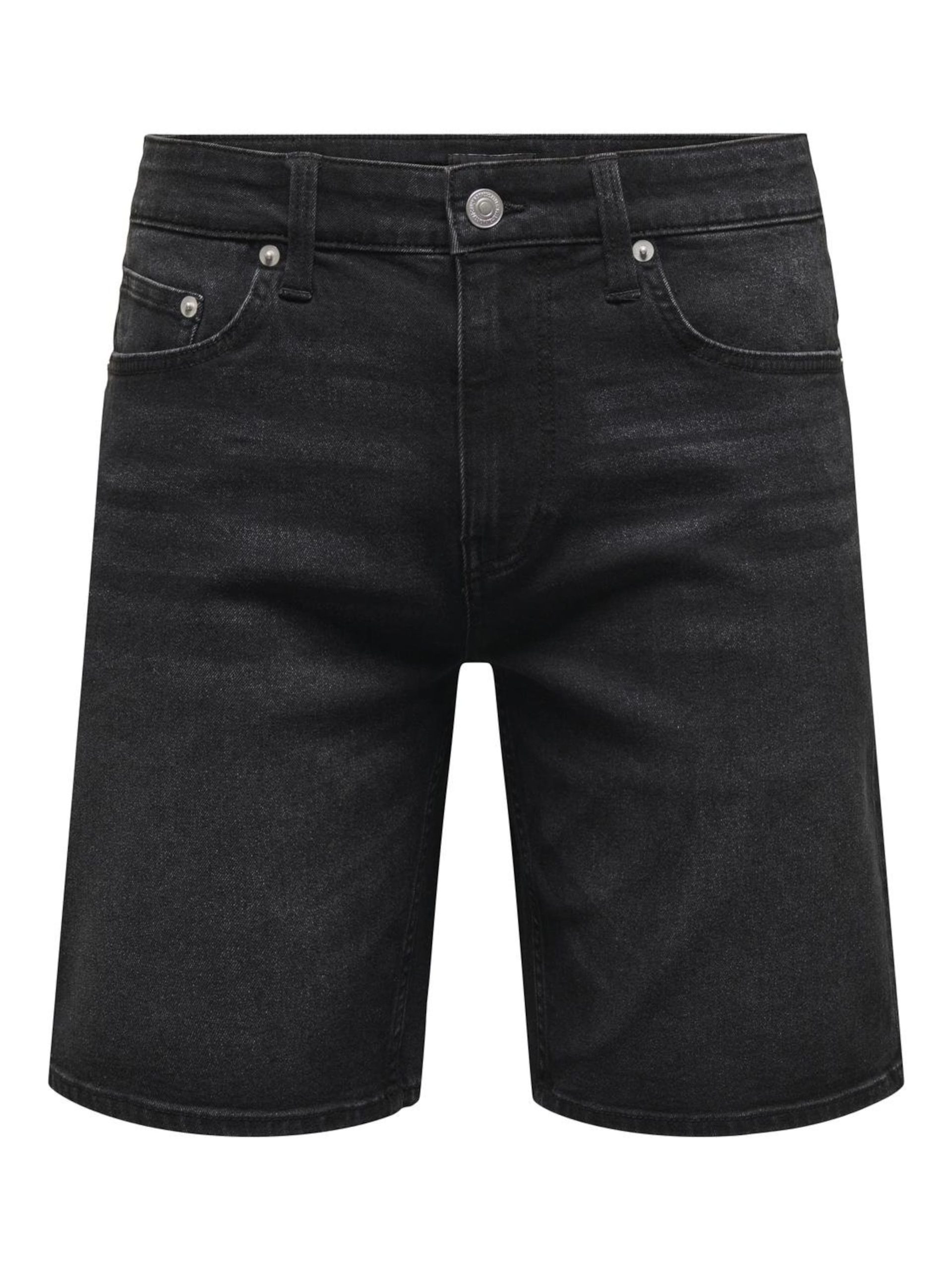 regular Vaquero 'WEFT' Only & Sons en Negro Denim 17210228 En línea