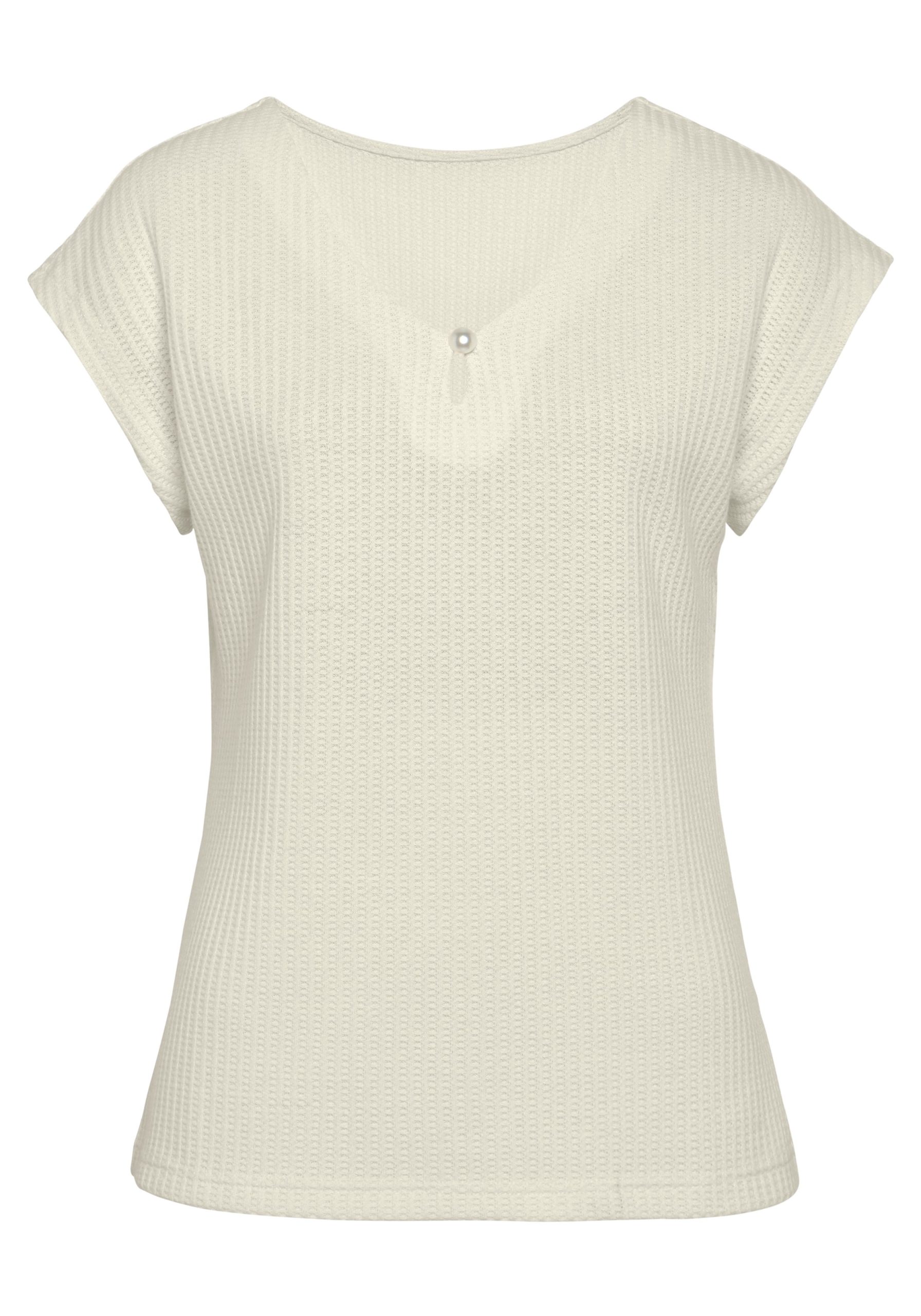 Camiseta LASCANA en Crema 16977882