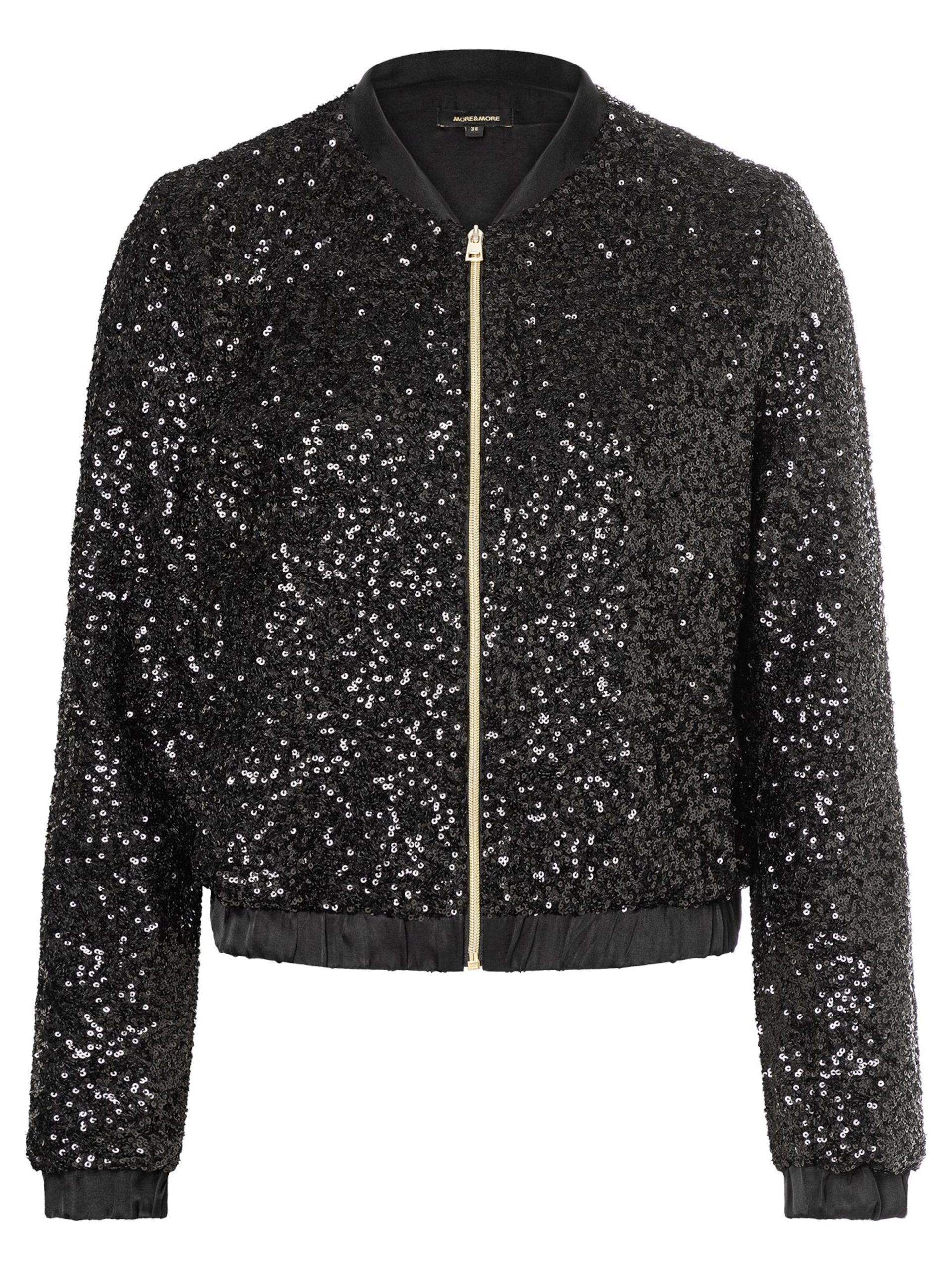 Chaqueta de entretiempo 'Sequin ' MORE & MORE en Negro 22903345 En oferta