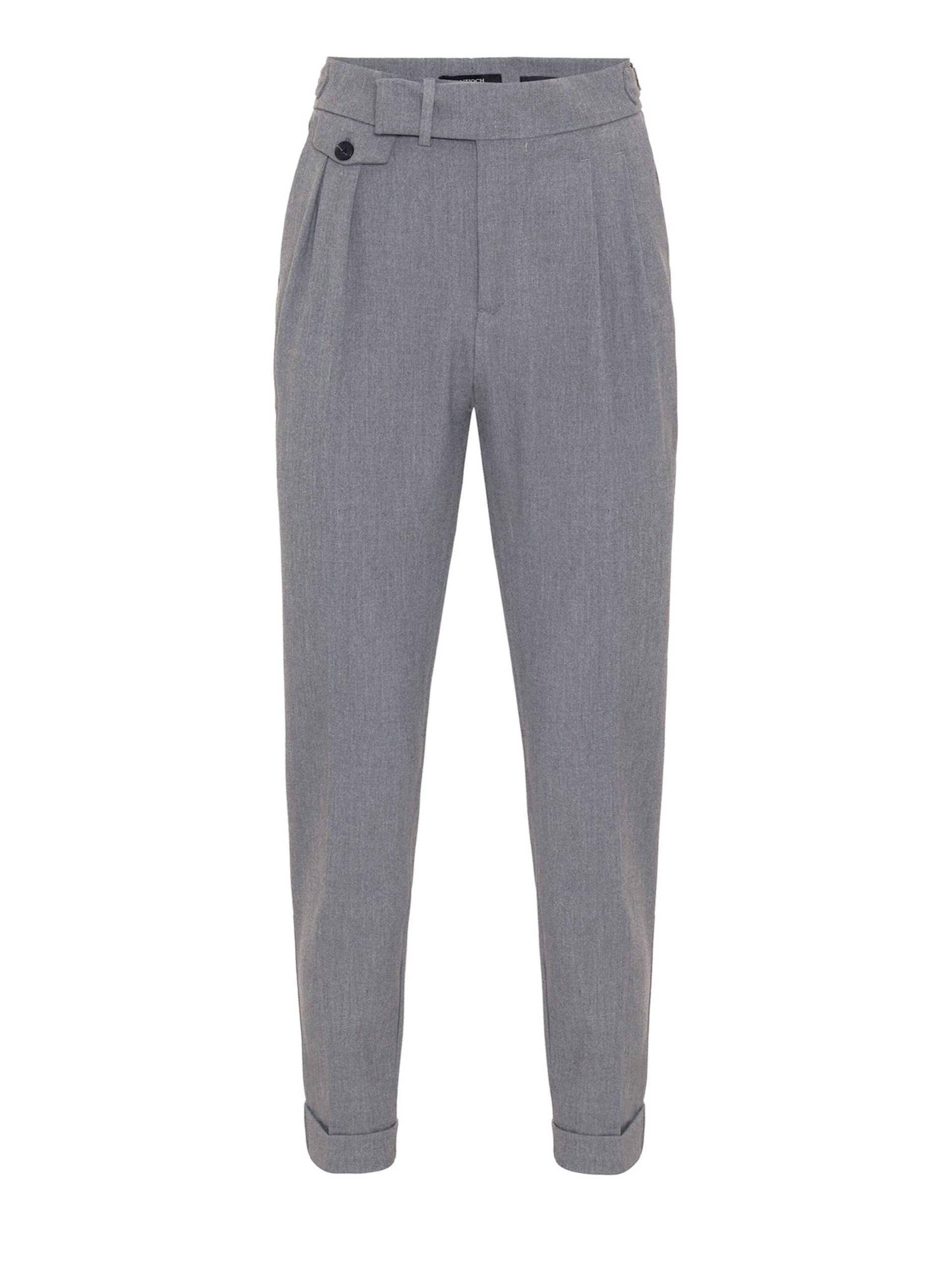 regular Pantalón plisado Antioch en Gris 17206497 Venta en línea