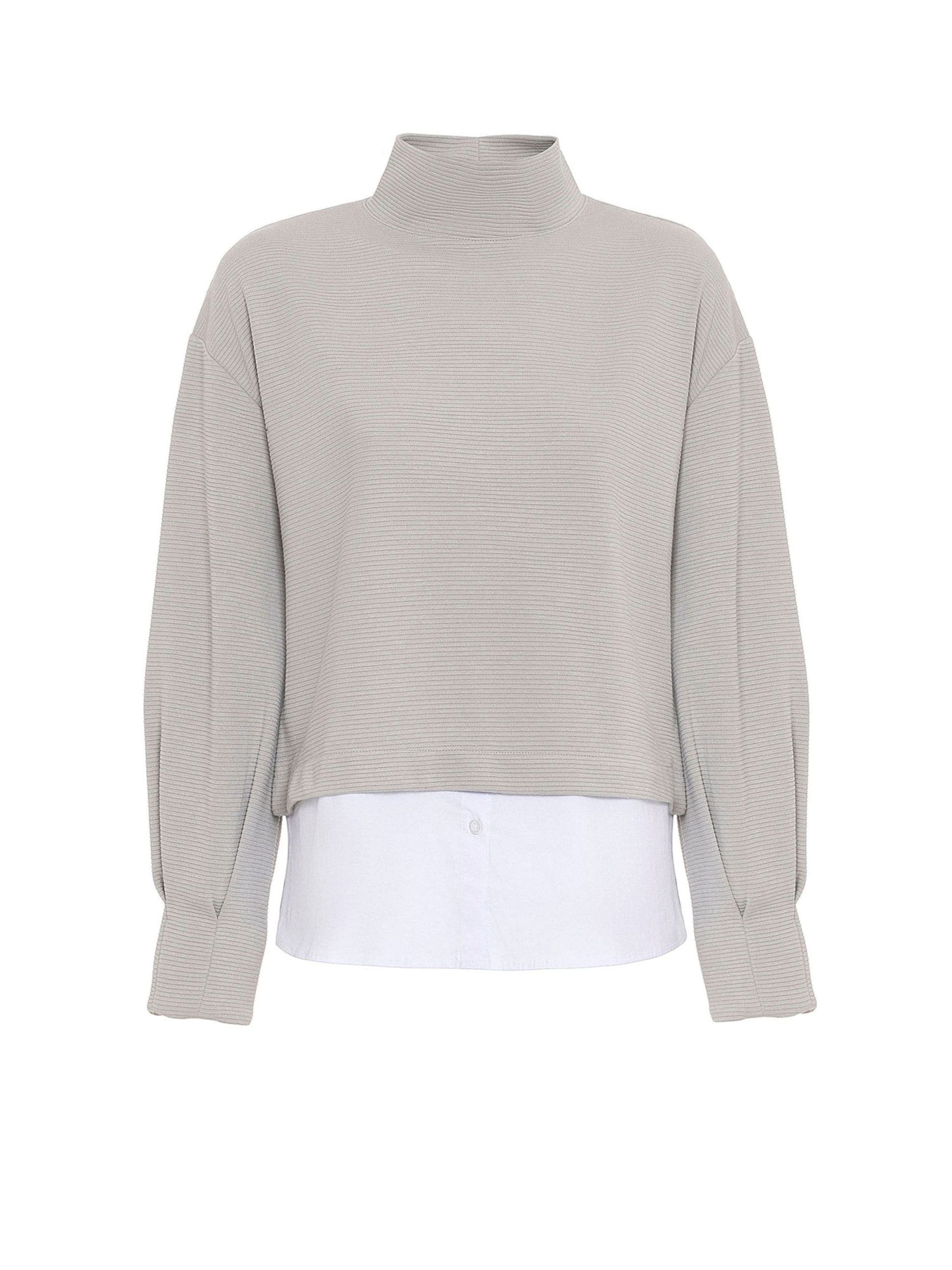 Blusa Anou Anou en Gris 17159741 Especial