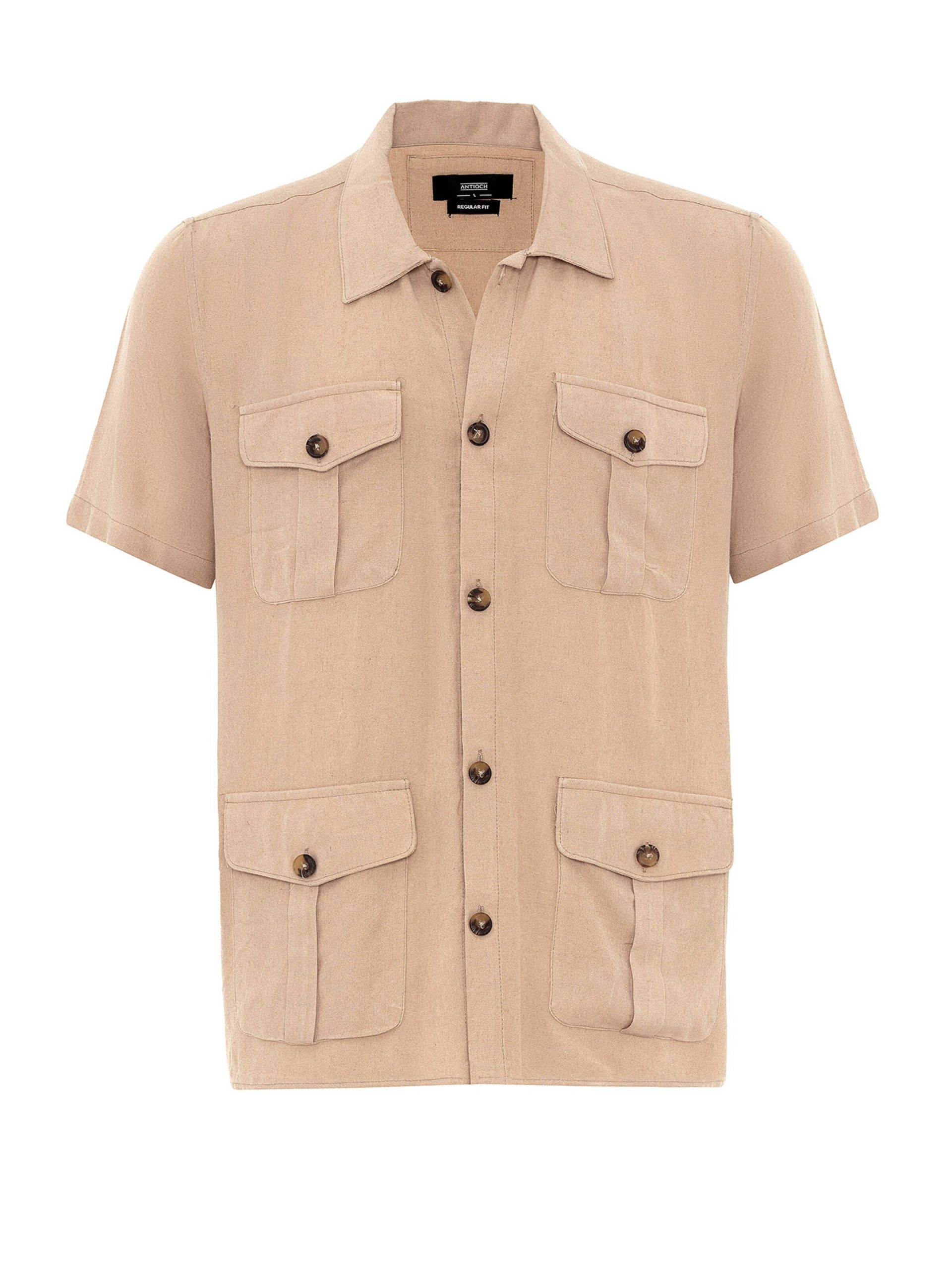 Ajuste regular Camisa Antioch en Piel 17185964 Venta flash