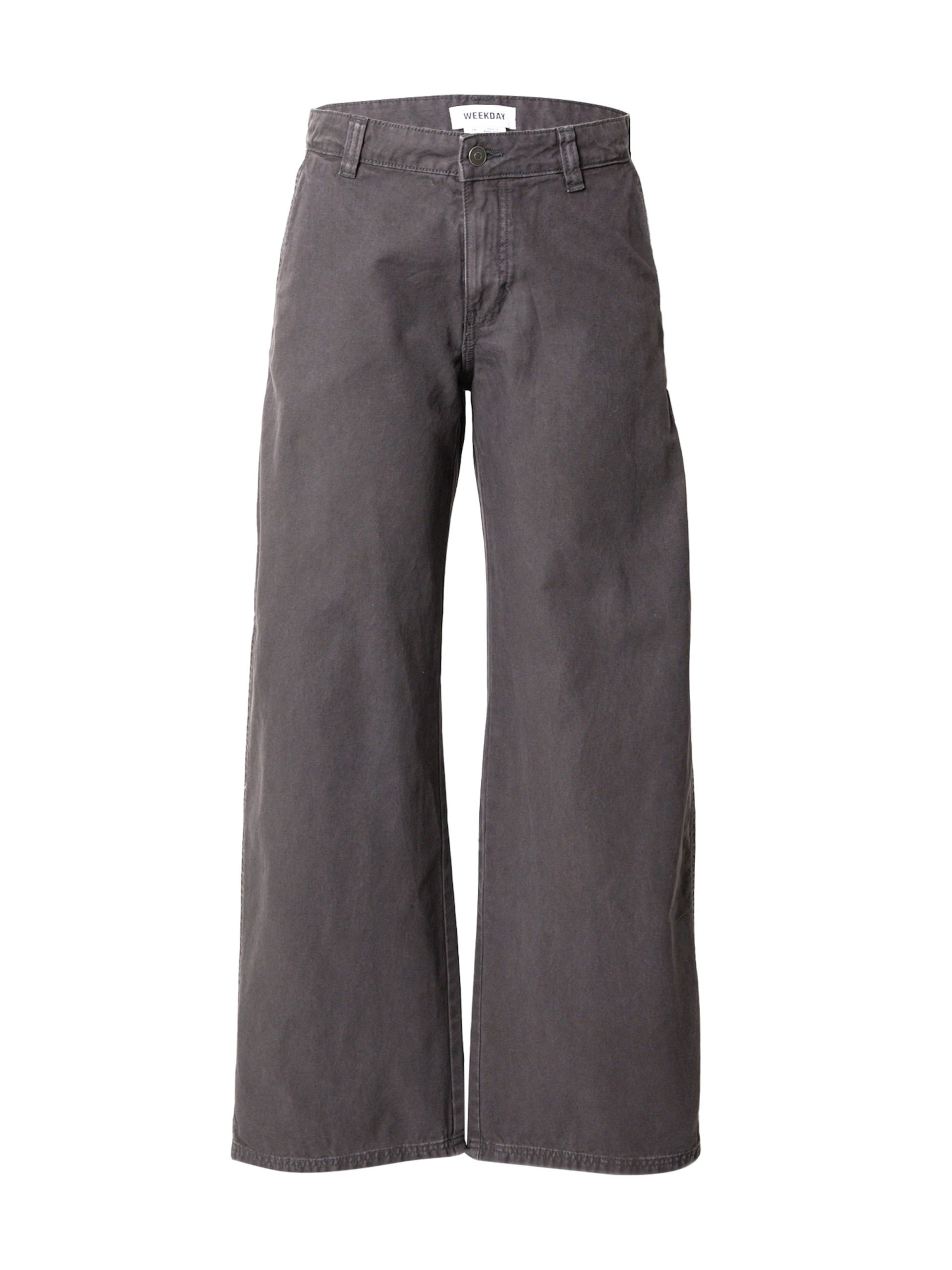 Loosefit Pantalón 'Jamie' WEEKDAY en Gris Basalto 16729200 Suministro
