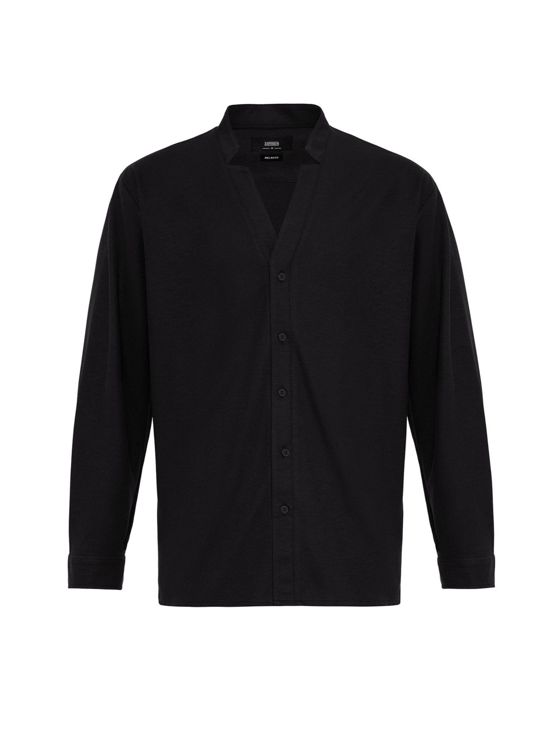 Ajuste regular Camisa Antioch en Negro 17182102 ¡Tendencia ahora!